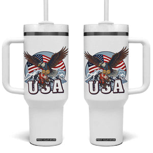 USA 1980 2026 American Eagle vs Canada Loon Tumbler With Handle Vintage Champs Retro Game Day Hockey Sports Fan TS02 One Size: 40 oz White Print Your Wear