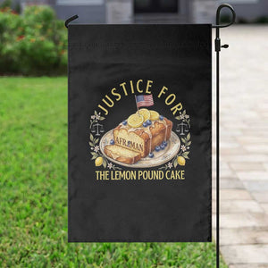 Justice for the Lemon Pound Cake Vintage Garden Flag Funny Viral Meme Dessert Parody Rap Fans TS02 Print Your Wear