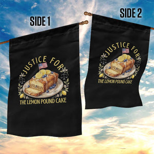 Justice for the Lemon Pound Cake Vintage Garden Flag Funny Viral Meme Dessert Parody Rap Fans TS02 Print Your Wear