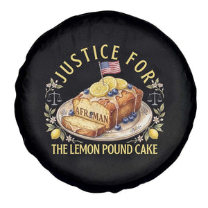 Justice for the Lemon Pound Cake Vintage Spare Tire Cover Funny Viral Meme Dessert Parody Rap Fans TS02 Print Your Wear