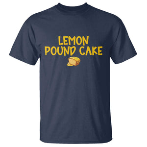Lemon Pound Cake Team T Shirt Viral Meme Dessert Parody Internet Culture Fans TS02 Navy Print Your Wear