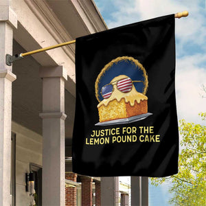 Justice for the Lemon Pound Cake Garden Flag Viral Meme Dessert Parody Retro Hip Hop Vibe TS02 Print Your Wear