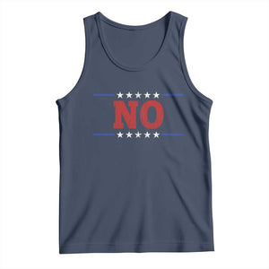 No Protest Patriotic Tank Top Red White Blue Freedom Political Satire TS02 Navy Print Your Wear