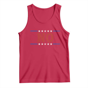 No Protest Patriotic Tank Top Red White Blue Freedom Political Satire TS02 Red Print Your Wear