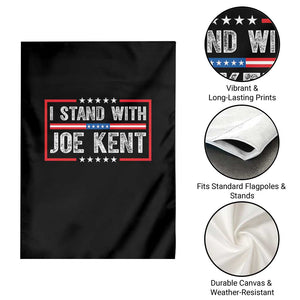 I Stand With Joe Kent Patriotic Support Garden Flag American Flag Political Statement TS02 Print Your Wear