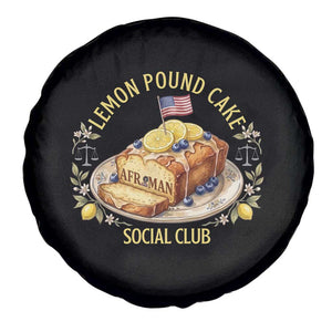 Lemon Pound Cake Social Club Spare Tire Cover Funny Viral Meme Dessert Parody Rap Fans TS02 Print Your Wear