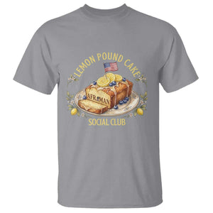 Lemon Pound Cake Social Club T Shirt Funny Viral Meme Dessert Parody Rap Fans TS02 Sport Gray Print Your Wear
