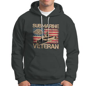 Navy Veteran Hoodie American Flag Submarine TS02 Printyourwear