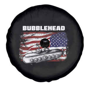 Navy Veteran Spare Tire Cover Bubblehead Submarine American Flag TS02 Print Your Wear
