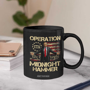 Operation Midnight Hammer Coffee Mug We The People 1776 American Flag TS02 Print Your Wear