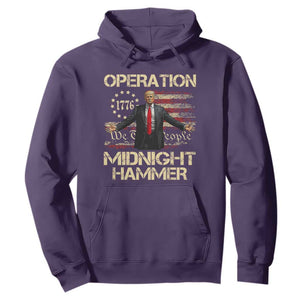 Operation Midnight Hammer Hoodie We The People 1776 American Flag TS02 Purple Print Your Wear