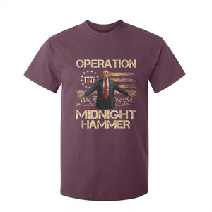 Operation Midnight Hammer T Shirt For Kid We The People 1776 American Flag TS02 Maroon Print Your Wear