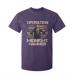 Operation Midnight Hammer T Shirt For Kid We The People 1776 American Flag TS02 Purple Print Your Wear