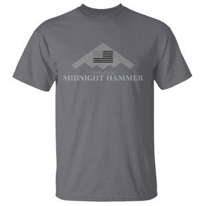 Operation Midnight Hammer T Shirt Stealth Patriot TS02 Charcoal Print Your Wear