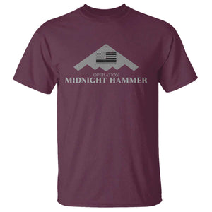 Operation Midnight Hammer T Shirt Stealth Patriot TS02 Maroon Print Your Wear