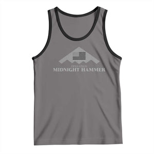 Operation Midnight Hammer Tank Top Stealth Patriot TS02 Deep Heather Black Print Your Wear