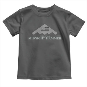 Operation Midnight Hammer Toddler T Shirt Stealth Patriot TS02 Dark Heather Print Your Wear