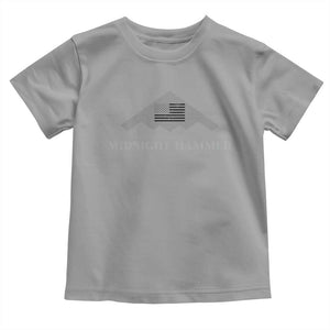 Operation Midnight Hammer Toddler T Shirt Stealth Patriot TS02 Sport Gray Print Your Wear