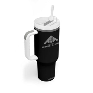 Operation Midnight Hammer Tumbler With Handle Stealth Patriot TS02 Print Your Wear