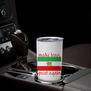 Make Iran Great Again Tumbler Cup Vintage Lion and Sun Flag Patriotic Iranian Pride TS02 Print Your Wear