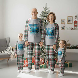 Efficiency Is Fish In Sea Funny Fish Pun Dad Joke Plaid Pajama Set Yeah Thats Where They Usually Are Marine Life Ocean Humor