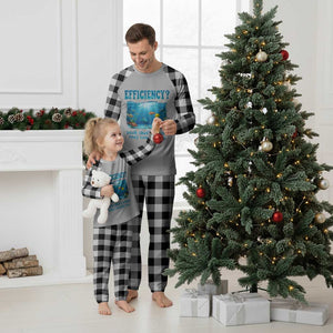 Efficiency Is Fish In Sea Funny Fish Pun Dad Joke Plaid Pajama Set Yeah Thats Where They Usually Are Marine Life Ocean Humor