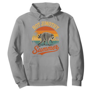 Hot Jimothy Summer Retro Sunset Beach Graphic Hoodie Funny Viral Seattle Raccoon Meme