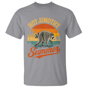 Hot Jimothy Summer Retro Sunset Beach Graphic T Shirt Funny Viral Seattle Raccoon Meme