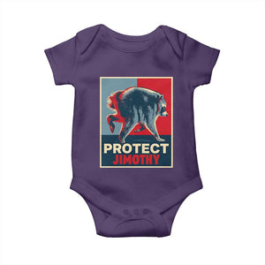Protect Jimothy Seattle Raccoon Supporter Baby Onesie Hope Style Poster Parody Graphic