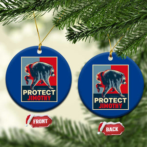Protect Jimothy Seattle Raccoon Supporter Ceramic Ornament Hope Style Poster Parody Graphic