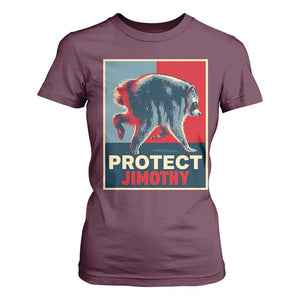 Protect Jimothy Seattle Raccoon Supporter T Shirt For Women Hope Style Poster Parody Graphic