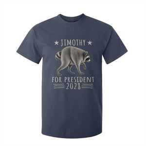 Jimothy For President 2028 Parody T Shirt For Kid Funny Viral Seattle Raccoon Lover
