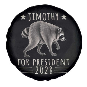 Jimothy For President 2028 Parody Spare Tire Cover Funny Viral Seattle Raccoon Lover