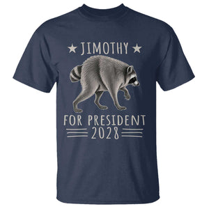 Jimothy For President 2028 Parody T Shirt Funny Viral Seattle Raccoon Lover