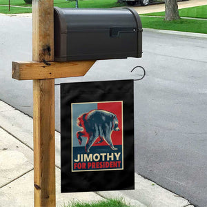 Jimothy For President Parody Garden Flag Hope Style Viral Seattle Raccoon Graphic