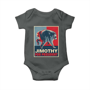 Jimothy For President Parody Baby Onesie Hope Style Viral Seattle Raccoon Graphic