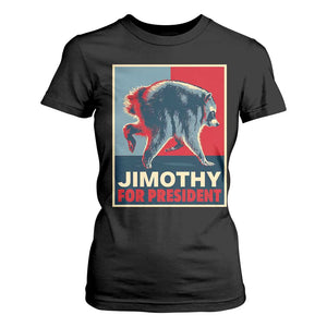 Jimothy For President Parody T Shirt For Women Hope Style Viral Seattle Raccoon Graphic
