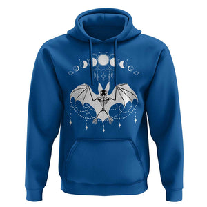 Halloween Bat Hoodie Stay Spooky Witchy Celestial Dark Academia TS02 Royal Blue Print Your Wear