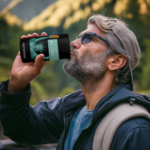 In Sandwich Guy We Trust 4 in 1 Can Cooler Tumbler Funny Liberty with Baguette Parody Graphic Political Satire TS02 Print Your Wear