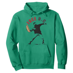 Free DC Sandwich Toss Hoodie Washington DC Political Satire TS02 Irish Green Print Your Wear
