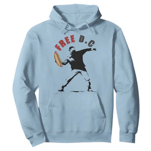 Free DC Sandwich Toss Hoodie Washington DC Political Satire TS02 Light Blue Print Your Wear