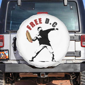 Free DC Sandwich Toss Spare Tire Cover Washington DC Political Satire TS02 No hole White Print Your Wear