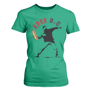 Free DC Sandwich Toss T Shirt For Women Washington DC Political Satire TS02 Irish Green Print Your Wear