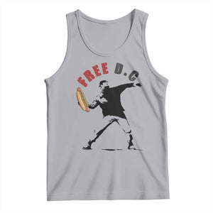 Free DC Sandwich Toss Tank Top Washington DC Political Satire TS02 Athletic Heather Print Your Wear