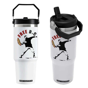 Free DC Sandwich Toss Flip Straw Tumbler Washington DC Political Satire TS02 One Size: 30 oz White Print Your Wear