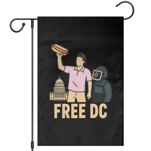 Free DC Sandwich Guy Garden Flag Washington DC Pride Political Satire TS02 Black Print Your Wear