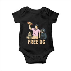 Free DC Sandwich Guy Baby Onesie Washington DC Pride Political Satire TS02 Black Print Your Wear