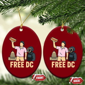 Free DC Sandwich Guy Ceramic Ornament Washington DC Pride Political Satire TS02 Print Your Wear