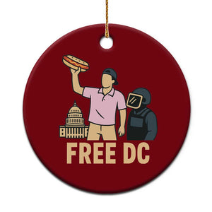 Free DC Sandwich Guy Ceramic Ornament Washington DC Pride Political Satire TS02 1pc Red Print Your Wear