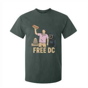 Free DC Sandwich Guy T Shirt For Kid Washington DC Pride Political Satire TS02 Dark Forest Green Print Your Wear